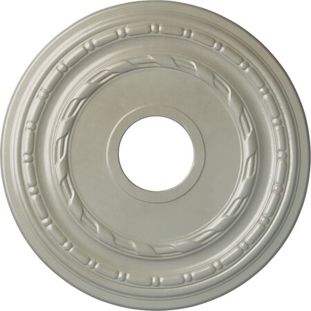 Ekena Millwork Dublin Ceiling Medallion (Fits Canopies up to 8 1/4"), 15 3/8"OD x 3 5/8"ID x 1"P, Flash Copper CM15DUFCS